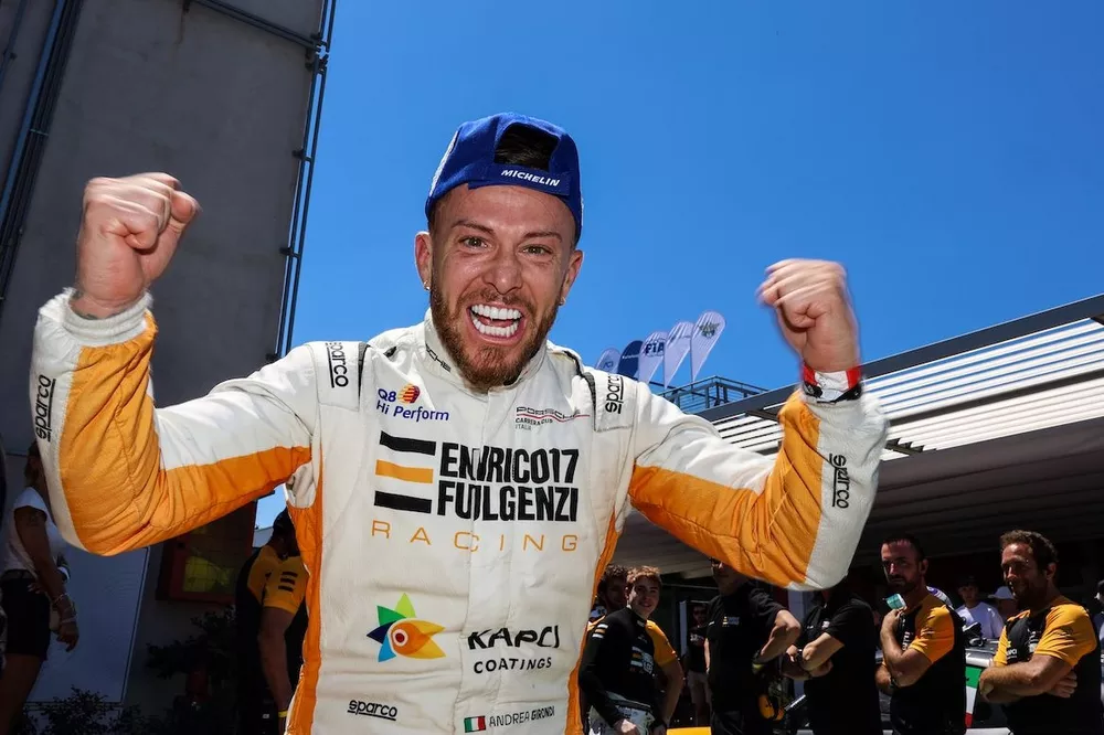Gara 2 della Porsche CCI a Vallelunga