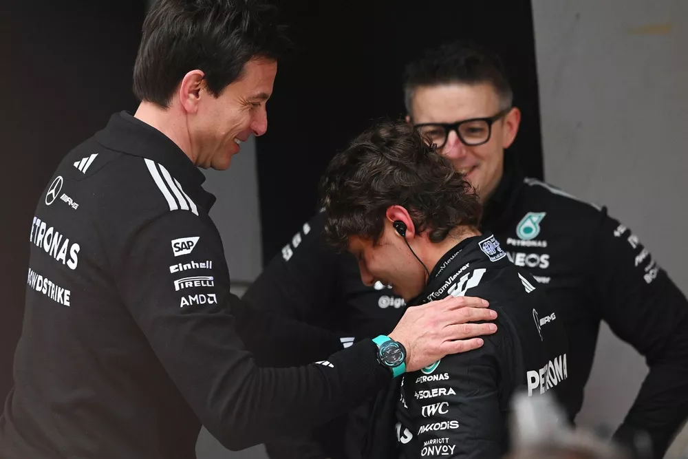 Andrea Kimi Antonelli, Mercedes, Toto Wolff, Mercedes