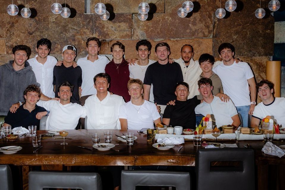 Jantar anual dos pilotos no GP de Abu Dhabi de 2025