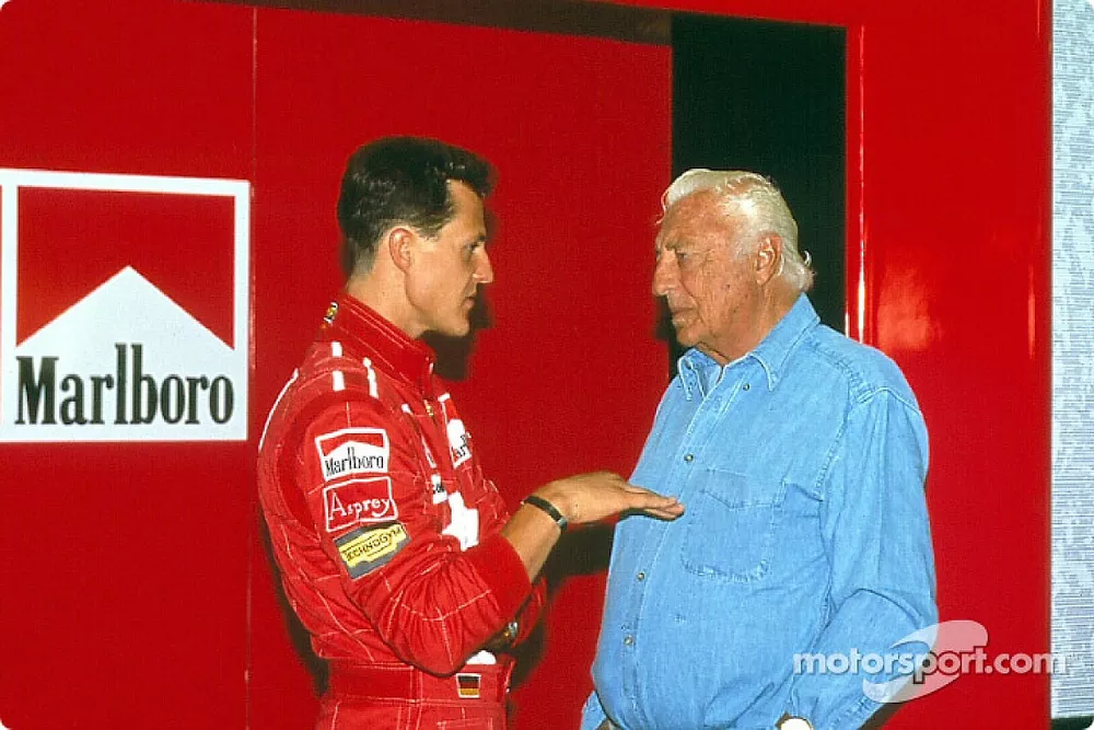 Michael Schumacher ve Gianni Agnelli