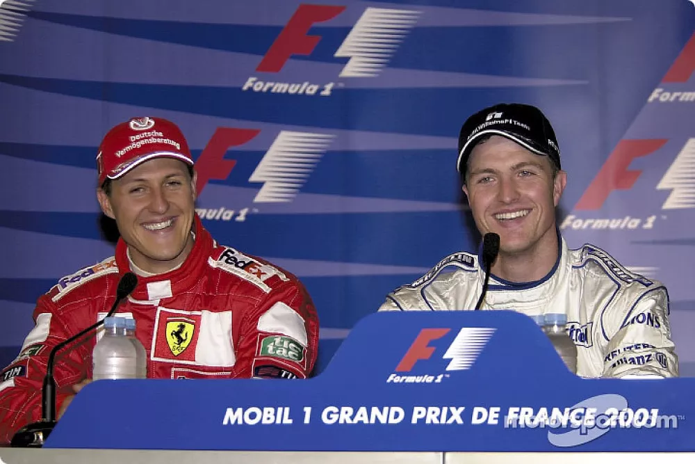 Press conference: Michael et Ralf Schumacher