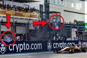 Uitgelegd: Waarom er twee finishvlaggen gezwaaid worden in F1