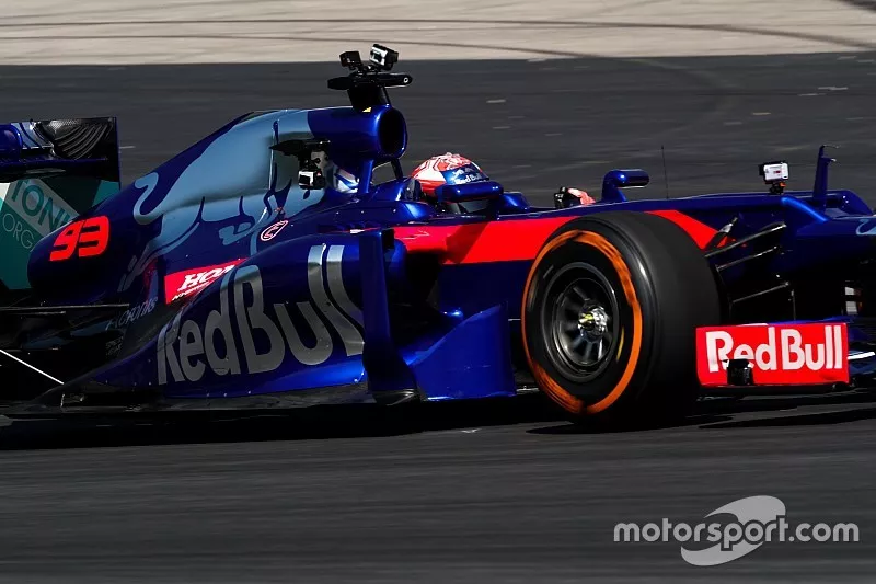Marc M&aacute;rquez, prueba un monoplaza Toro Rosso F1