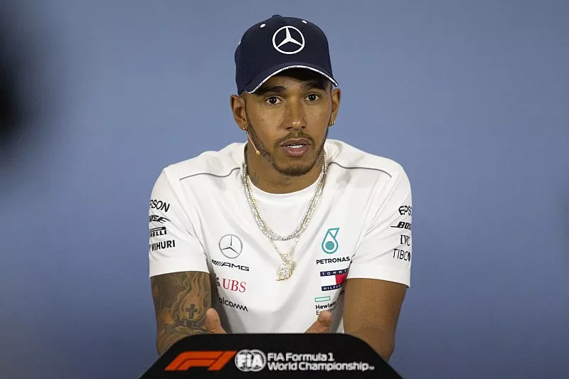 Lewis Hamilton, Mercedes-AMG F1 in the Press Conference