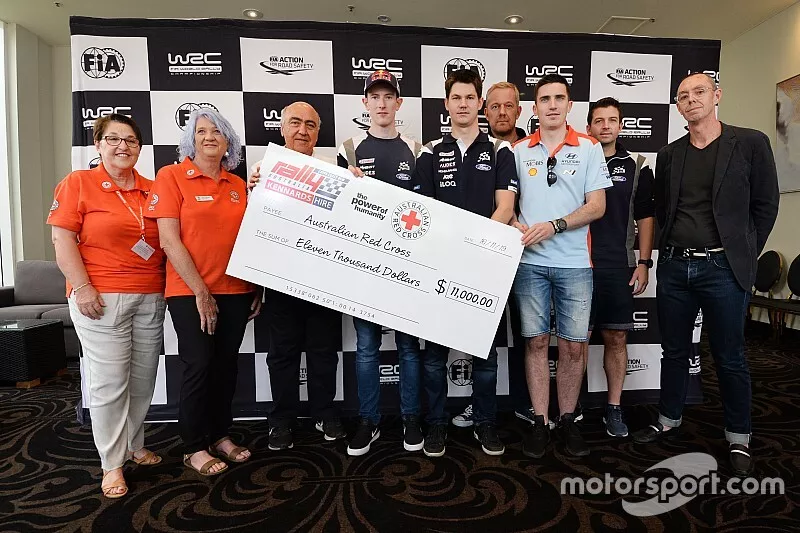 Andrew Papadopoulos, Craig Breen, Dani Sordo, Teemu Suninen and Elfyn Evans