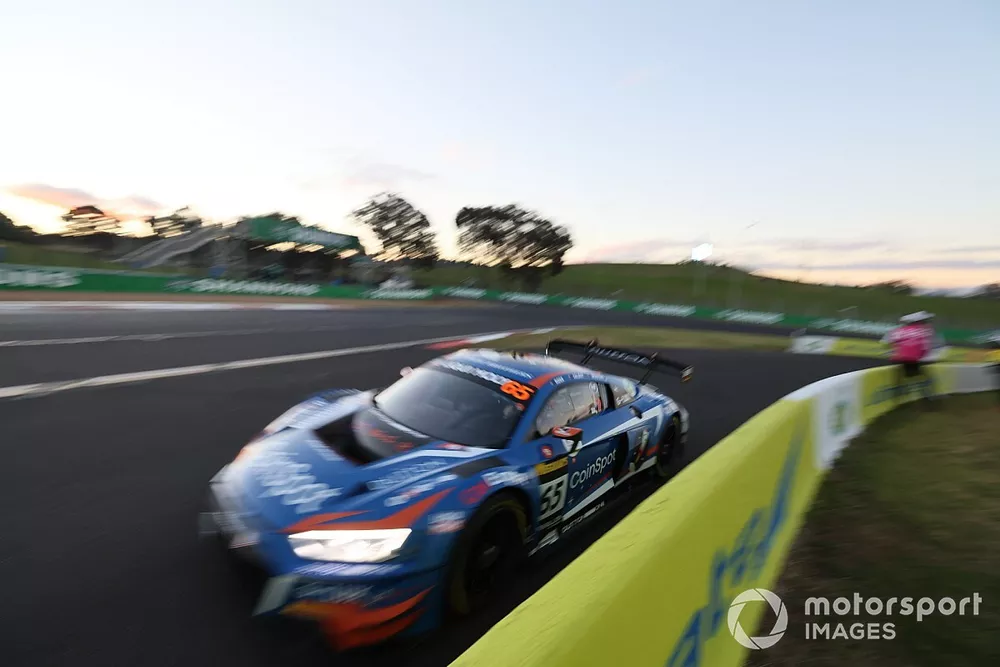 #65 Melbourne Performance Centre Audi R8 GT3 Evo II: Liam Talbot, Fraser Ross, Chaz Mostert