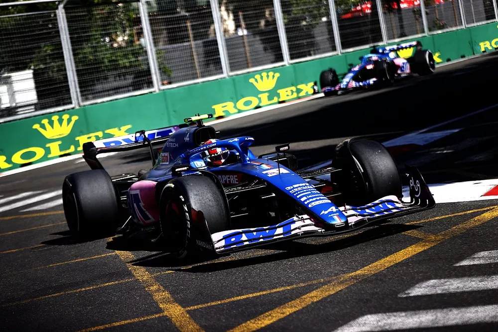 Esteban Ocon, Alpine A522, Fernando Alonso, Alpine A522
