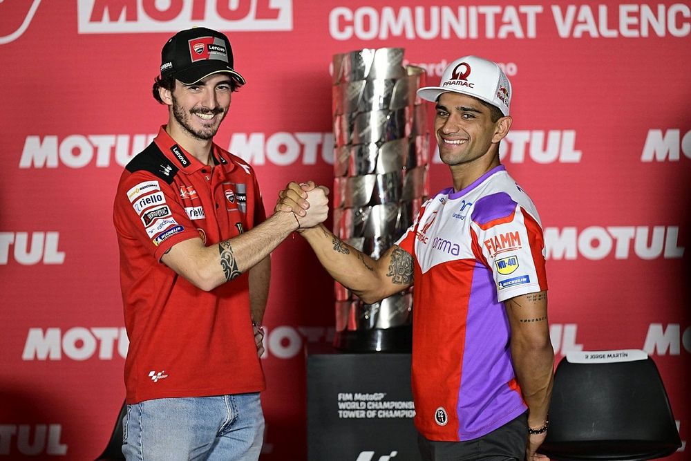 Jorge Mart&iacute;n, Pramac Racing, Francesco Bagnaia, Ducati