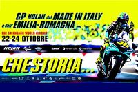 El poster que Misano usa para despedir a Valentino Rossi