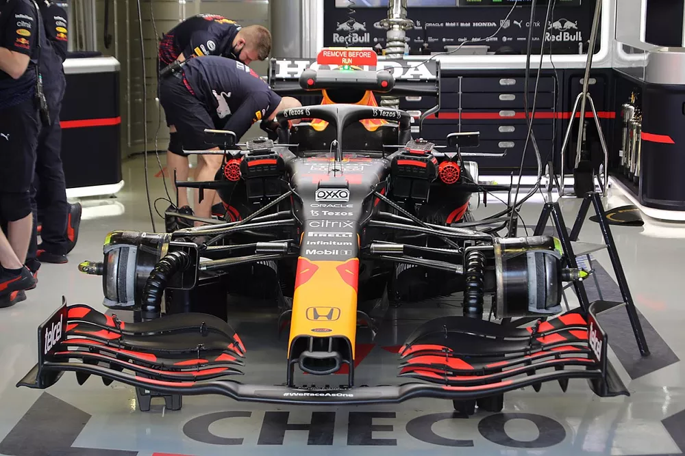 Red Bull Racing RB16B of Sergio Perez  
