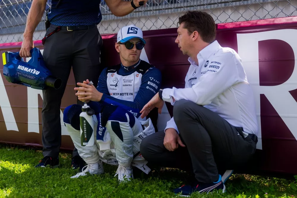 Logan Sargeant, Williams Racing, James Vowles, Williams Racing Team Principal