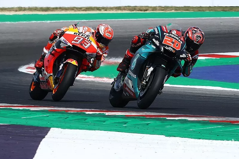 Fabio Quartararo, Petronas Yamaha SRT, Marc Marquez, Repsol Honda Team