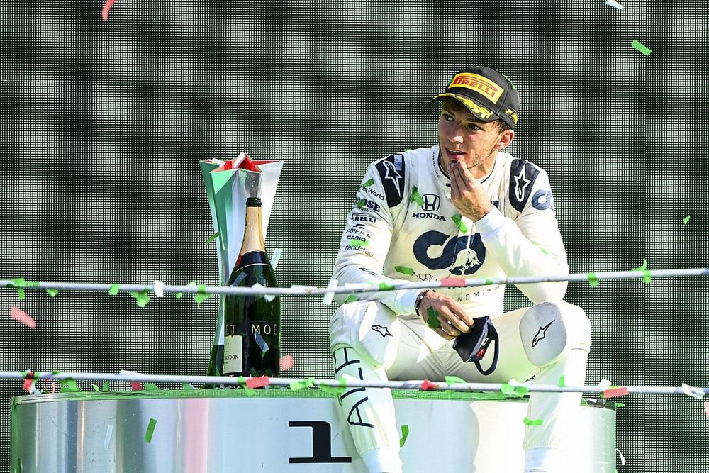 ホンダ - アルファタウリ ホンダ F1 ガスリー　イタリアGP winner ピエール・ガスリー選手がF1初優勝! スクーデリア・アルファ