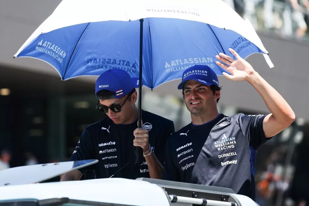 Carlos Sainz, Williams, Alexander Albon, Williams