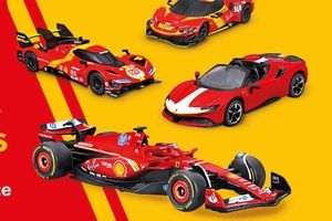Shell lança miniaturas de carros de F1 e WEC da Ferrari controlados por celular