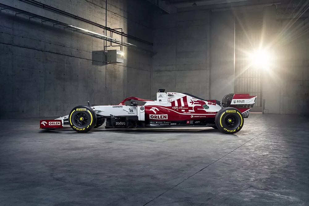 Alfa Romeo Racing C41 111 years livery