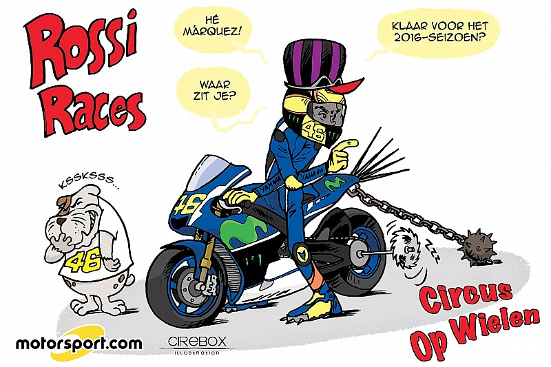 Cartoon van Cirebox - Rossi: