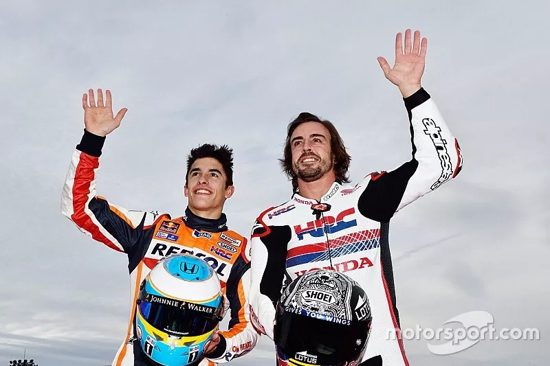 Marc M&aacute;rquez y Fernando Alonso