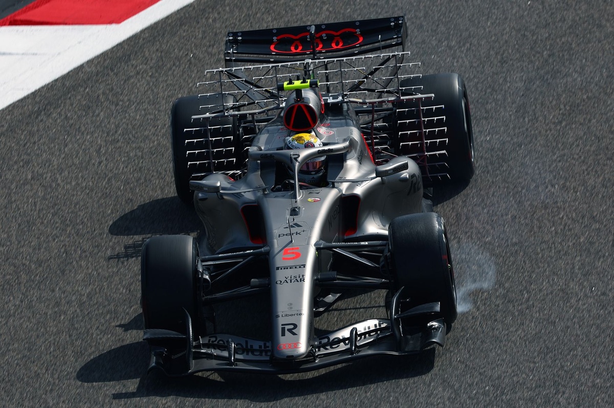 À quoi servent les grilles attachées aux F1 en essais ?