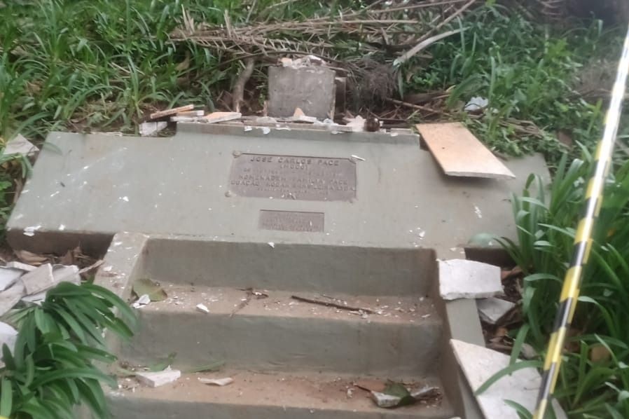 Busto de José Carlos Pace é danificado no Autódromo de Interlagos