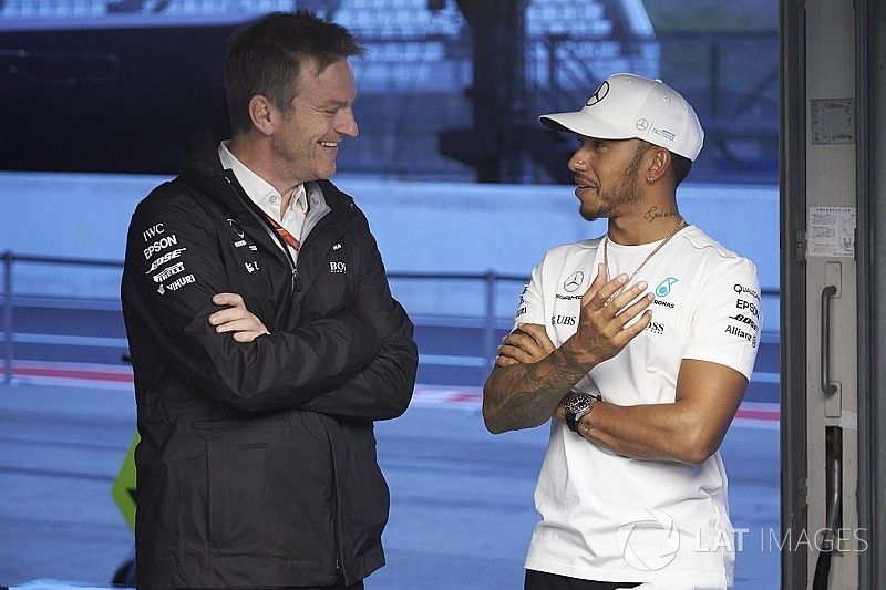 James Allison, Director de tecnologia Mercedes AMG F1, Lewis Hamilton, Mercedes AMG F1