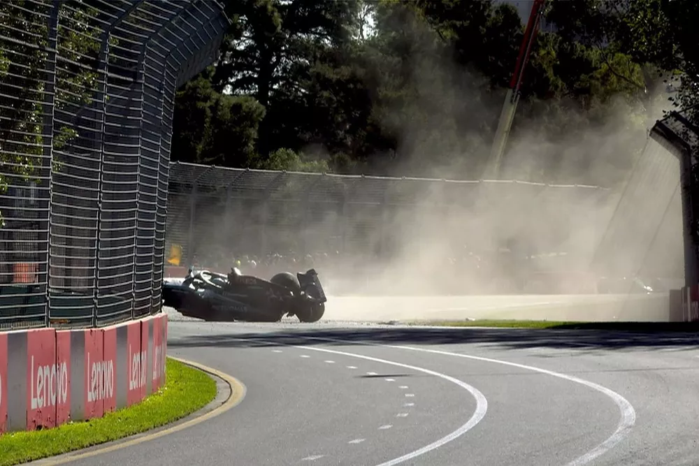 George Russell, caminh&atilde;o Mercedes W15