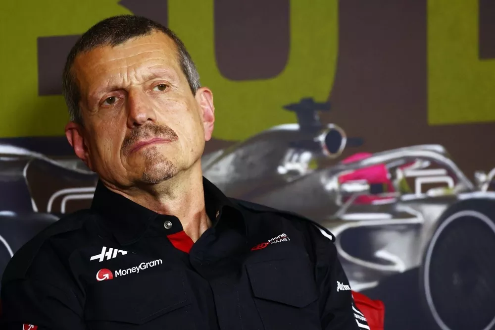 Guenther Steiner, Team Principal, Haas F1 Team, during the team representatives press conference
