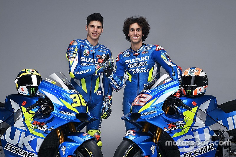 Suzuki presenta oficialmente la moto de Rins y Mir