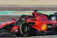 Ferrari SF-23: fotos del d&iacute;a de filmaci&oacute;n de Leclerc y Sainz