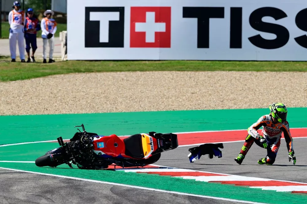 Joan Mir, Repsol Honda Team crash