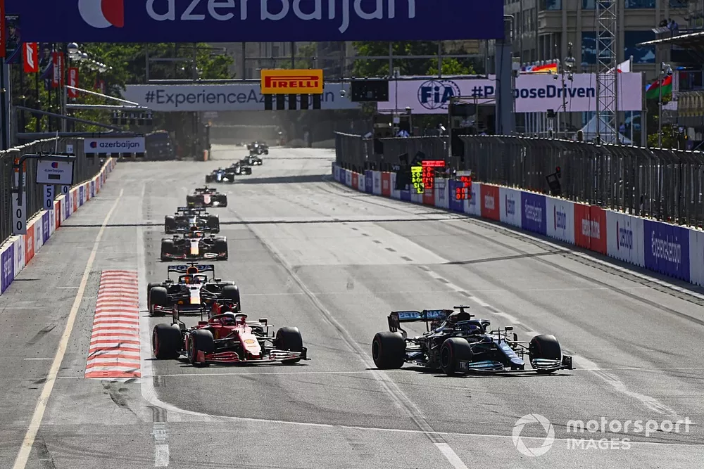 Lewis Hamilton, Mercedes W12, Charles Leclerc, Ferrari SF21, and Max Verstappen, Red Bull Racing RB16B