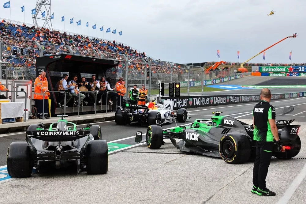 Nico Hulkenberg, Sauber, Liam Lawson, Racing Bulls Team, Gabriel Bortoleto, Sauber