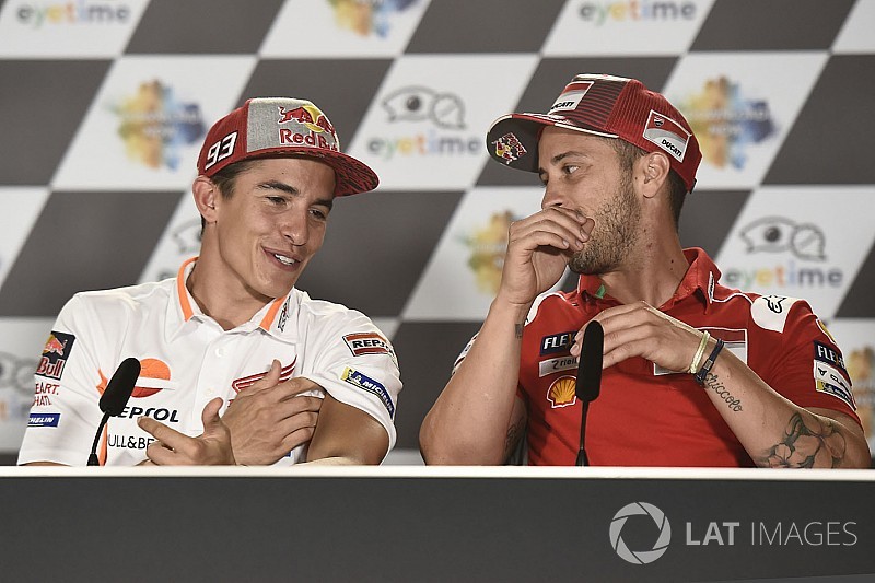 Márquez: “Cuando Dovizioso se ponga segundo, y no falta mucho, el más peligroso será él”