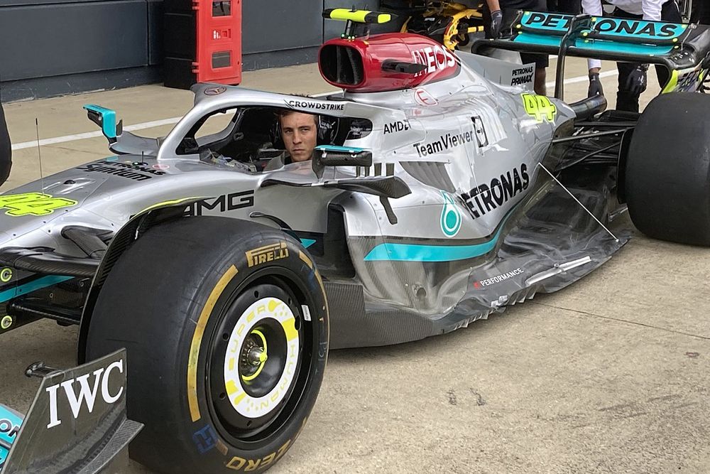 Detalle del Mercedes W13