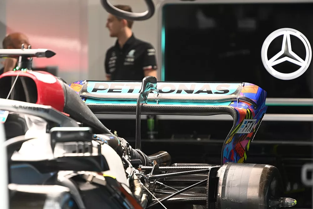 Mercedes W13 rear detail