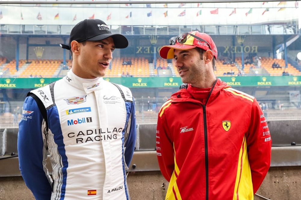 #2 Cadillac Racing Cadillac V-Series.R: Alex Palou, #50 Ferrari AF Corse Ferrari 499P: Miguel Molina