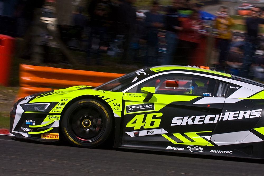 #46 Team WRT Audi R8 LMS evo II: Valentino Rossi, Fr&eacute;d&eacute;ric Vervisch