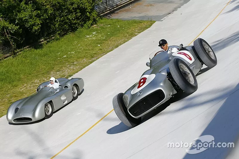 Lewis Hamilton et Sir Stirling Moss à Monza 