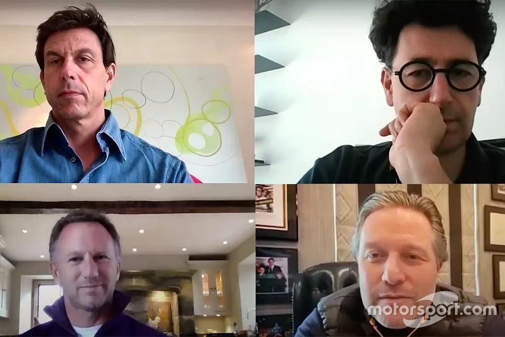 Videoconferencia de la F1 por Zoom