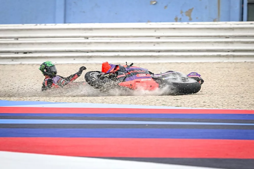 Incidente di Franco Morbidelli, Pramac Racing