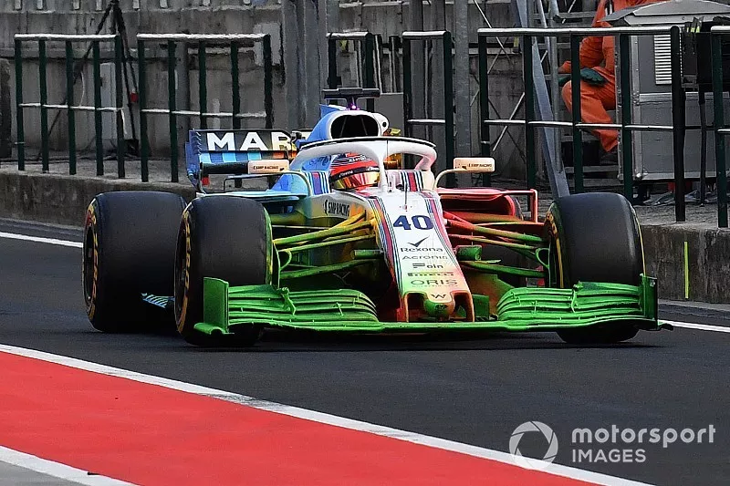 Robert Kubica, Williams FW41 with aero paint