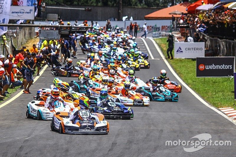 Largada das 500 Milhas de Kart