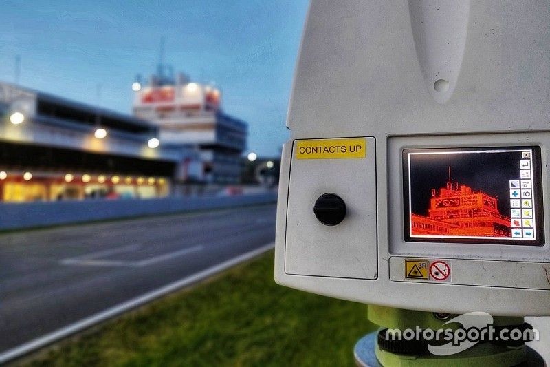 Trabajos de 'iRacing' en el Circuit de Catalunya