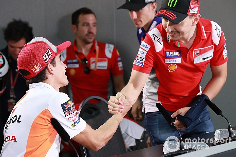Kritik an Jorge Lorenzo: Marc Marquez verteidigt zukünftigen Teamkollegen