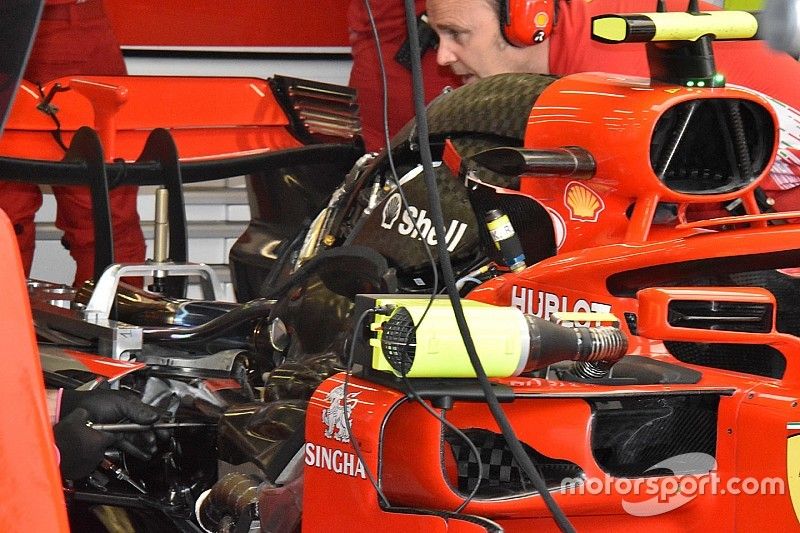 ferrari SF71H detalle motor
