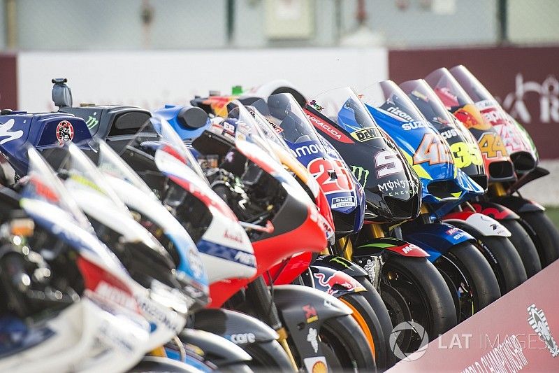 Alineación de motos de MotoGP