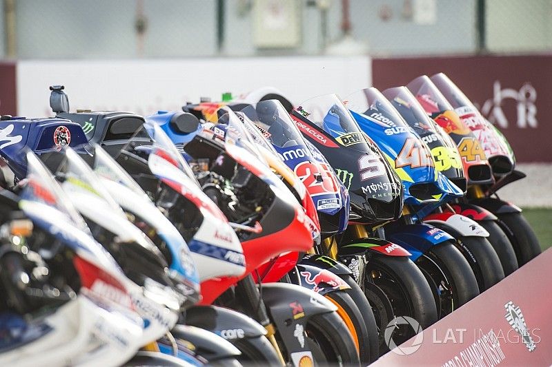 Alineación de motos de MotoGP