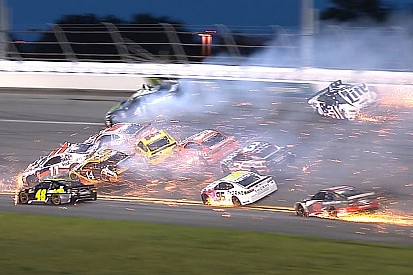 Over half the field taken out in consecutive wrecks at Daytona