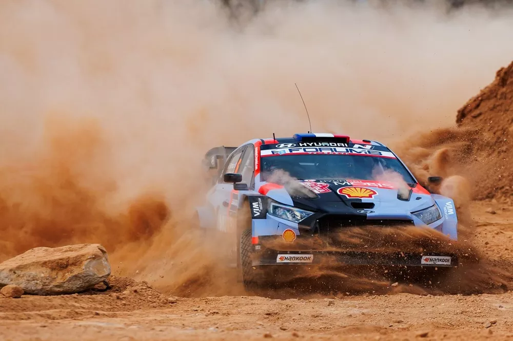 Adrien Fourmaux, Alexandre Coria, Hyundai Shell Mobis World Rally Team Hyundai i20 N Rally1