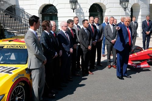 As&iacute; fue el encuentro en la Casa Blanca entre Donald Trump y el equipo Penske